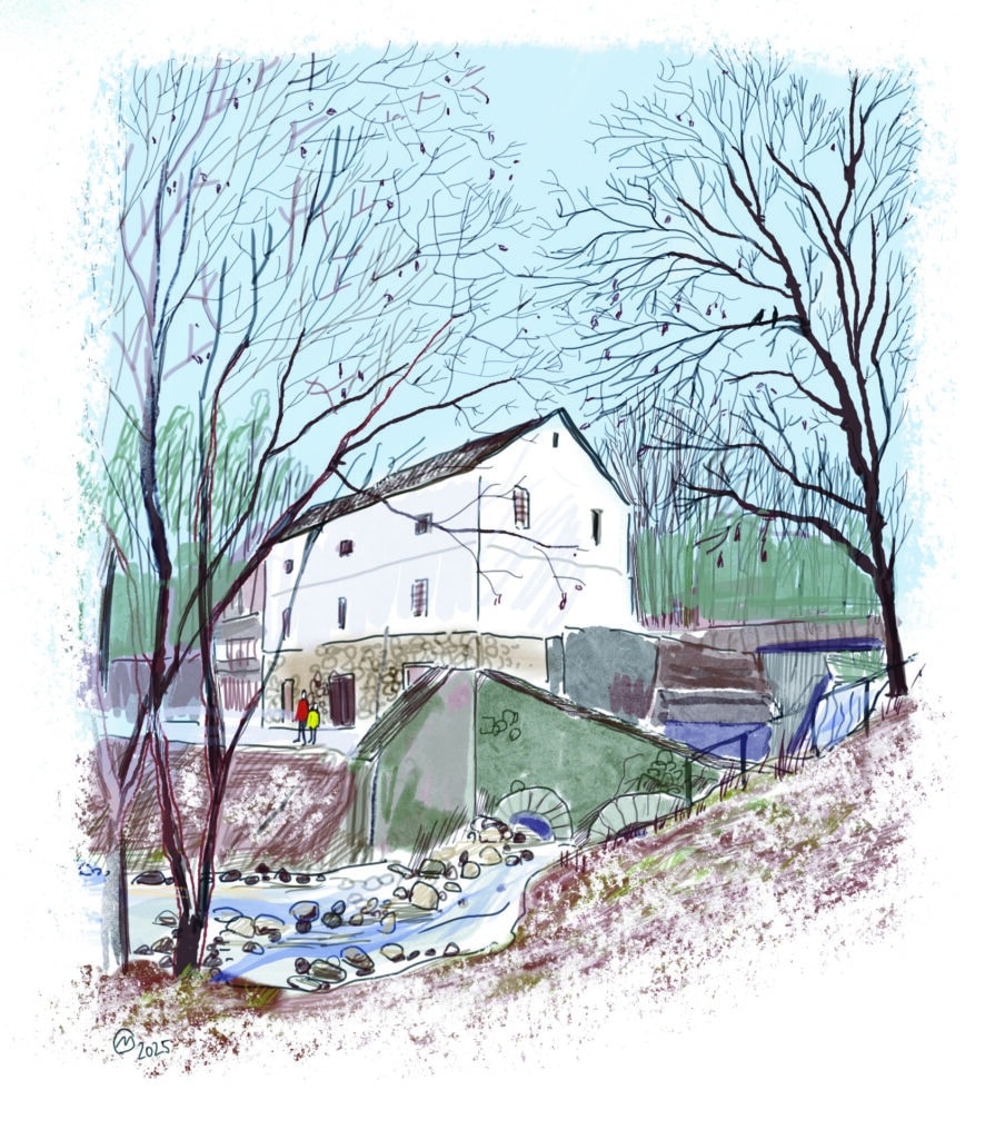 Verkių malūnas, Medilės Šaiulytytės iliustracija