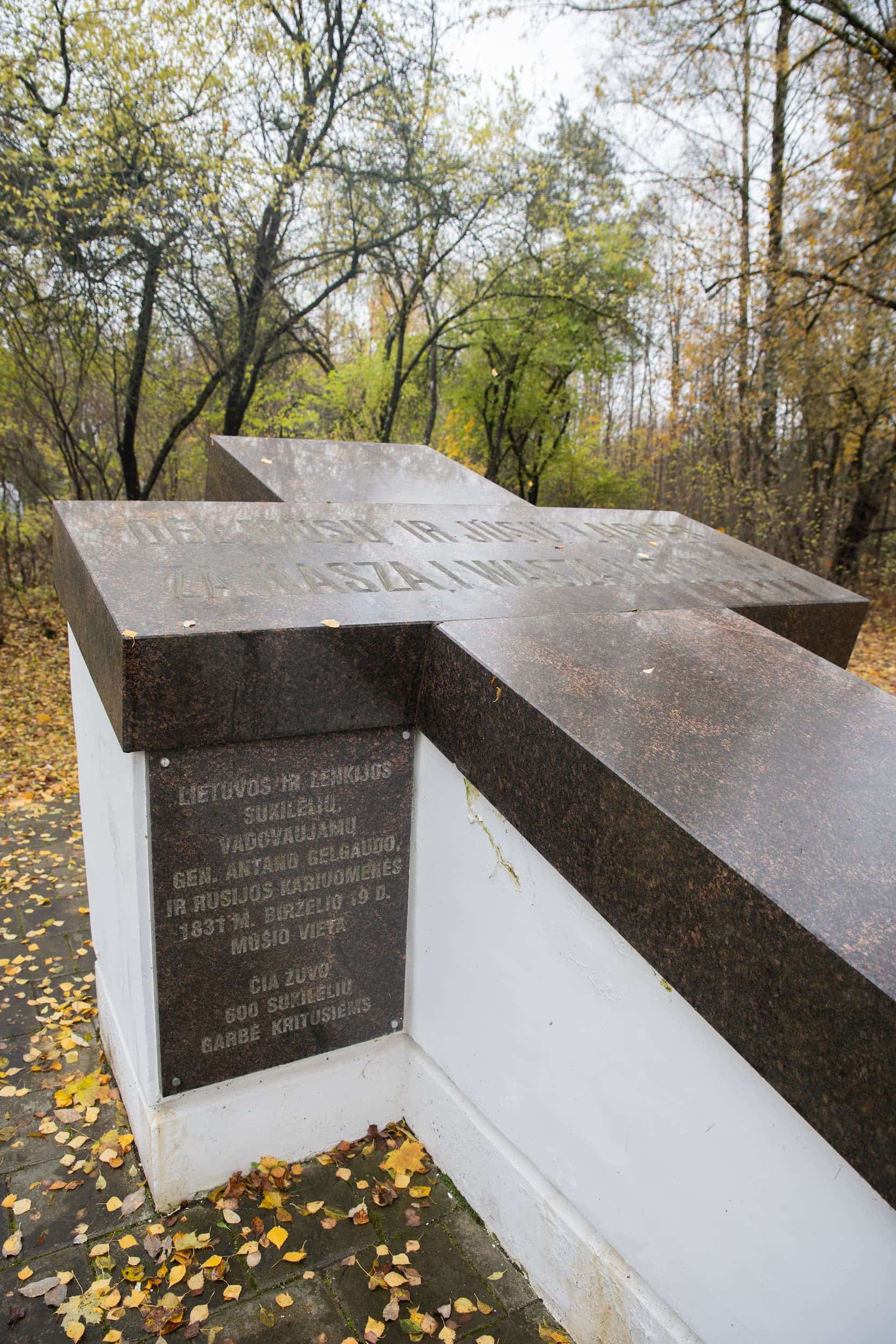 Paminklas žuvusiems sukilėliams Paneriuose_nuotr. Vytautė Ribokaitė