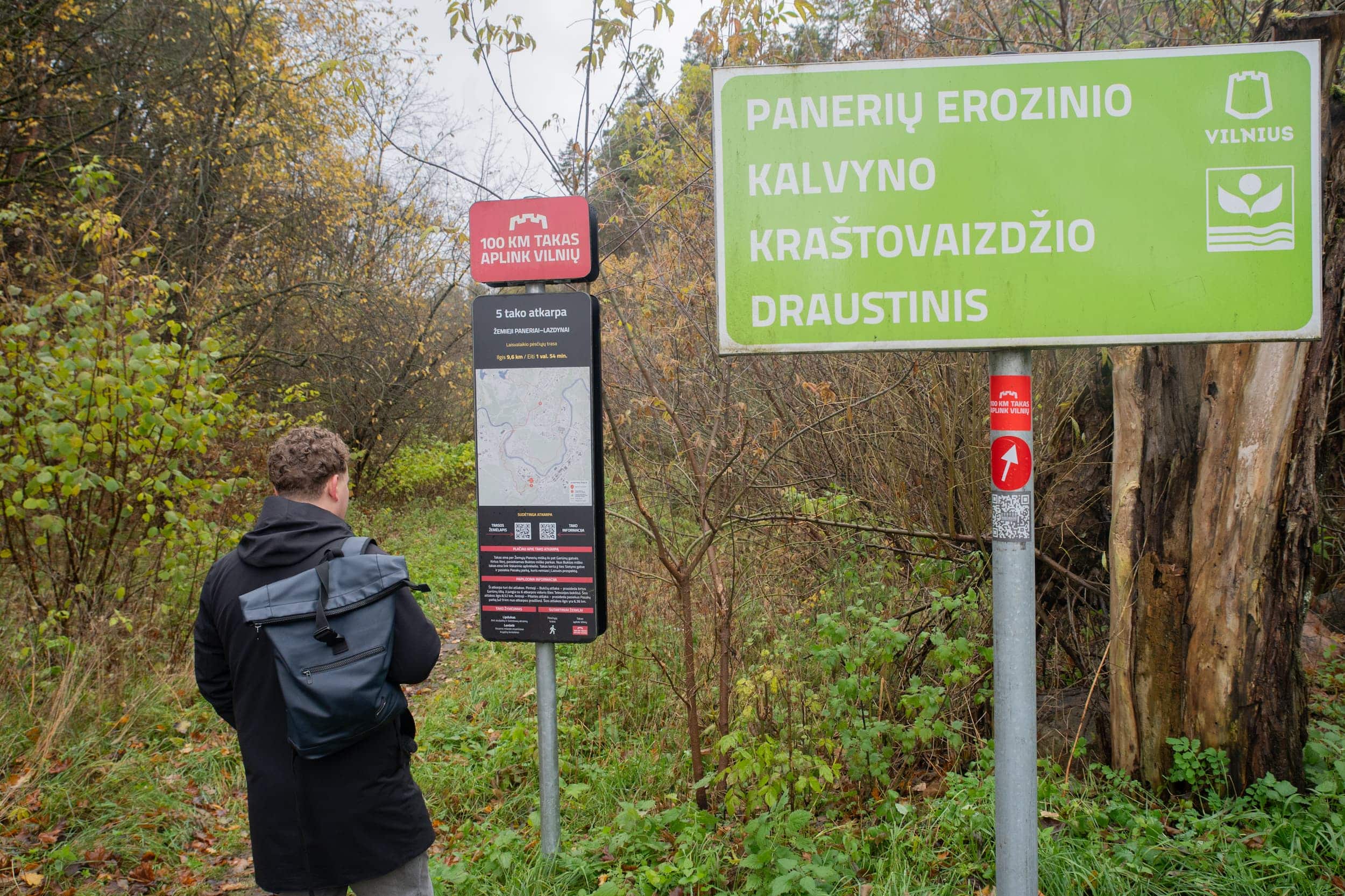 100 kilometrų tako aplink Vilnių atkarpa Paneriuose_Vytautės Ribokaitės nuotr.