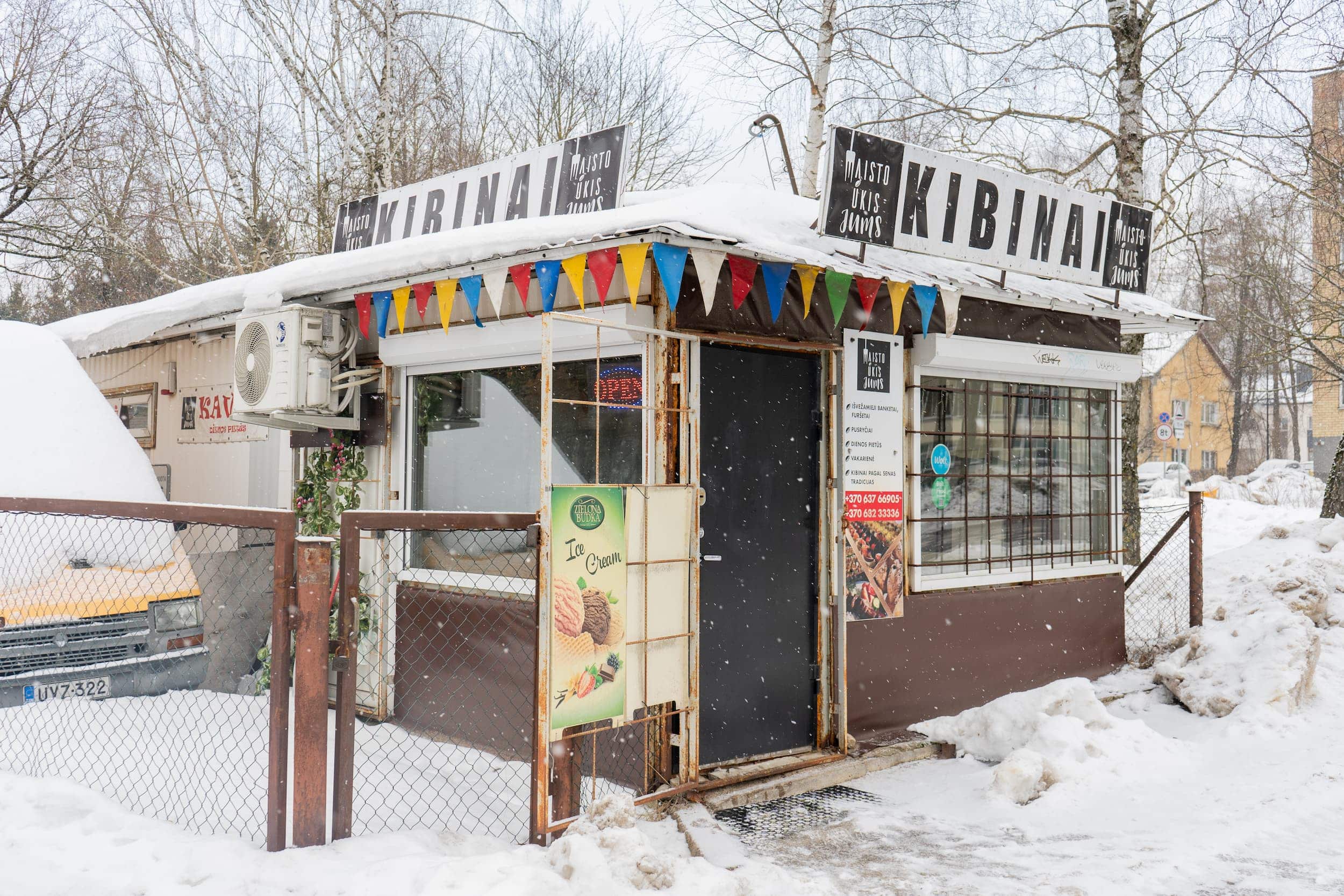 Naujininkų turgelio kioskas. Vytautės Ribokaitės nuotr.